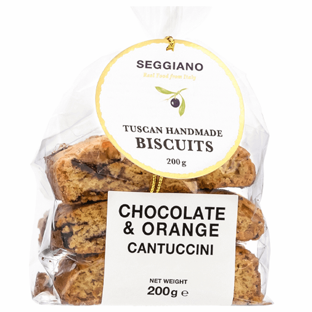 Seggiano Chocolate & Orange Cantuccini Biscuits 200g